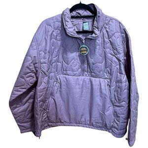 Avia Women’s Purple Quilted Quarter Zip Jacket XXXL (22) NWT